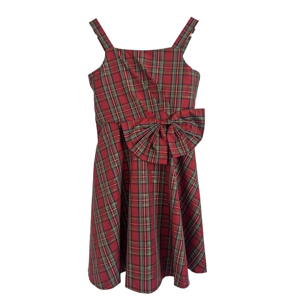 NWT!  Girl's Sz: 14 Red Plaid Preppy Christmas Dress by Blue Rain